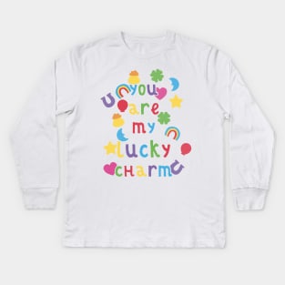 You Are My Lucky Charm Kids Long Sleeve T-Shirt